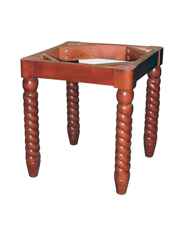 Custom White Hall Jewelry Display Stool