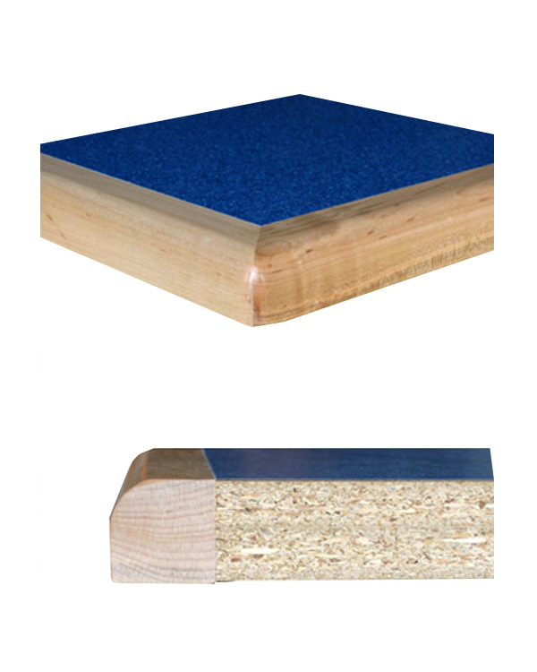 ISA 08 Half Bullnose Solid Wood Edge