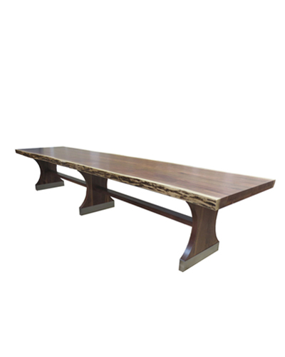 Solid Walnut Communal Table