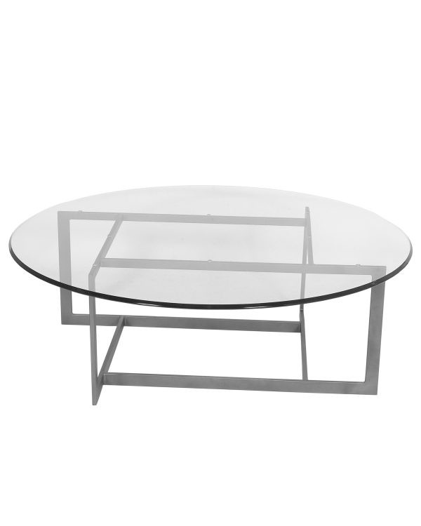 Custom Table with Glass Surface