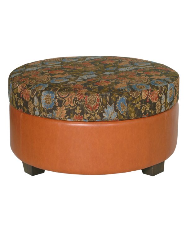 Custom Round Ottoman Stool